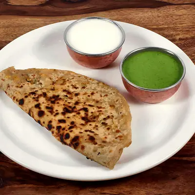 Aloo Paratha at Mustard Food Court, HSR Layout