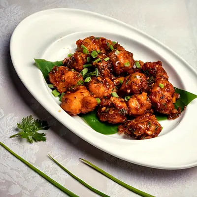 Chicken Manchurian at Mustard Food Court, HSR Layout