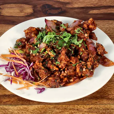 Mushroom Chilli at Mustard Food Court, HSR Layout