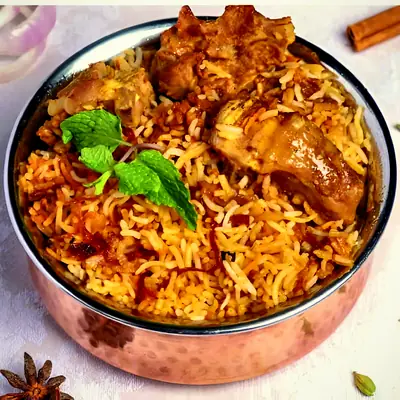 Mutton Biryani at Mustard Food Court, HSR Layout