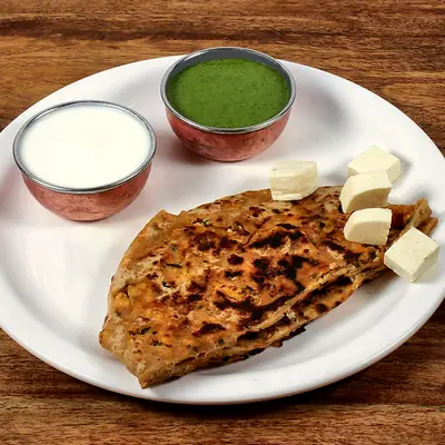 Paneer Paratha at Mustard Food Court, HSR Layout