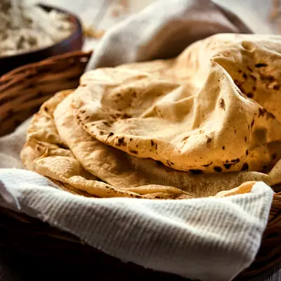 Phulka (Tawa Roti) at Mustard Food Court, HSR Layout