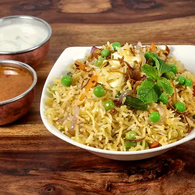 Veg Pulao at Mustard Food Court, HSR Layout