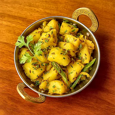 Aloo Jeera at Mustard Food Court, HSR Layout